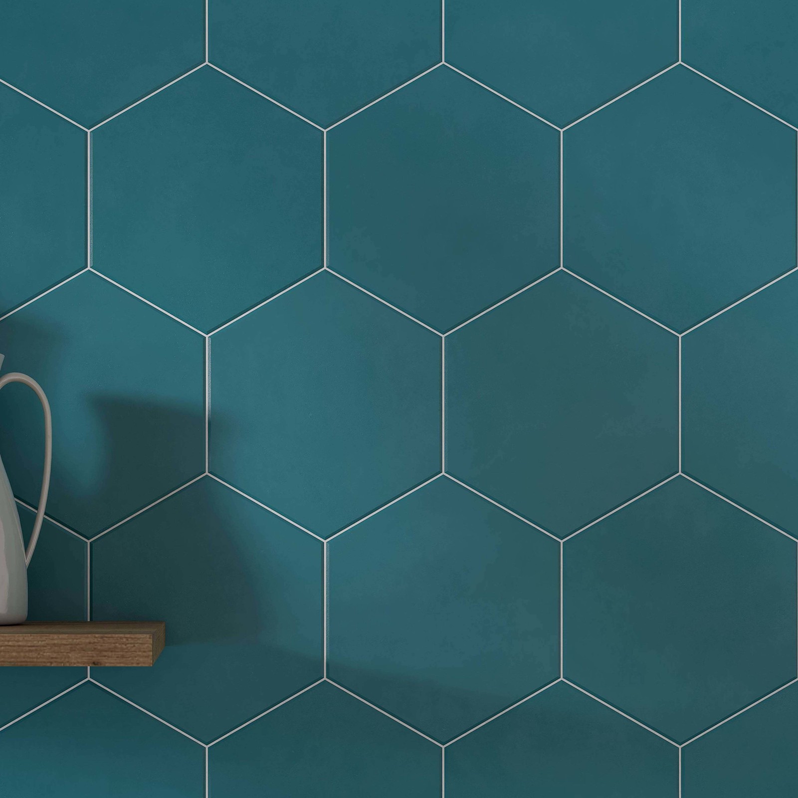 Cruz Bay Studio MKT61129 Honeycomb – 9″ x 10″ Geometric Floor and – Crossings