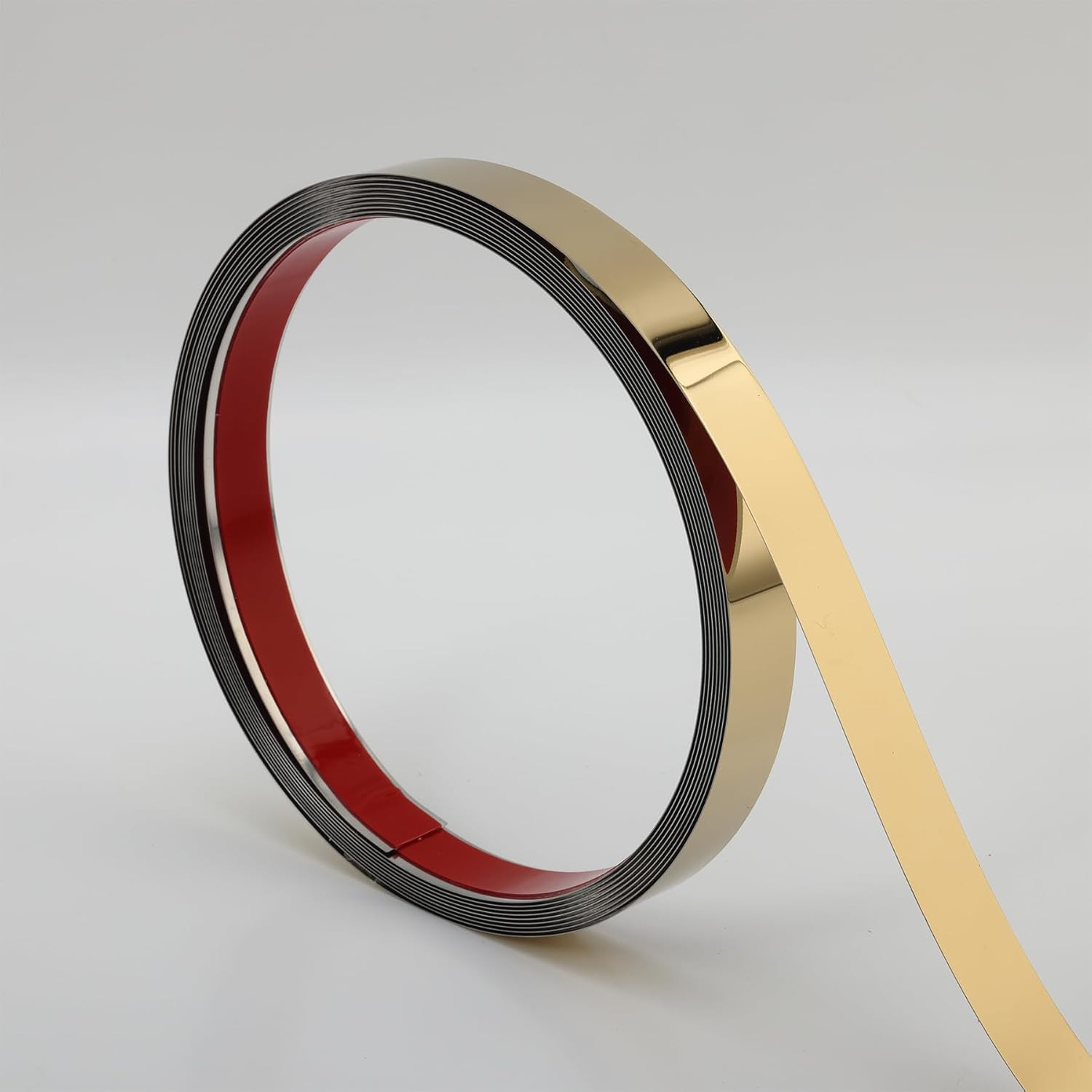 Gold Metalized Mirror-Like Finish Molding Trim Peel and Stick Strip for Frame
