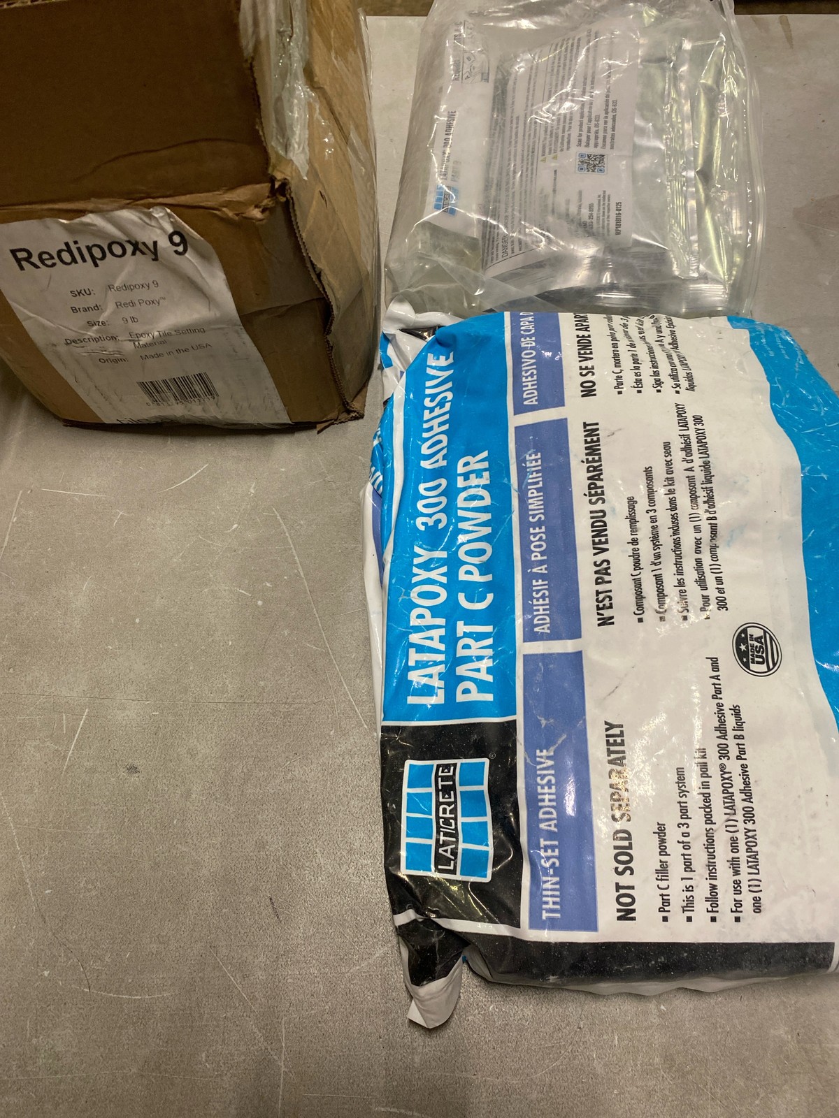 Tile Redi Redipoxy 9 Epoxy Setting Material 9lb Set