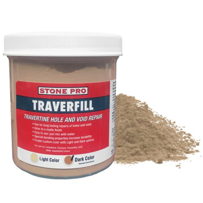 Stonepro Traverfill Travertine Hole Filler Dark 1Lb