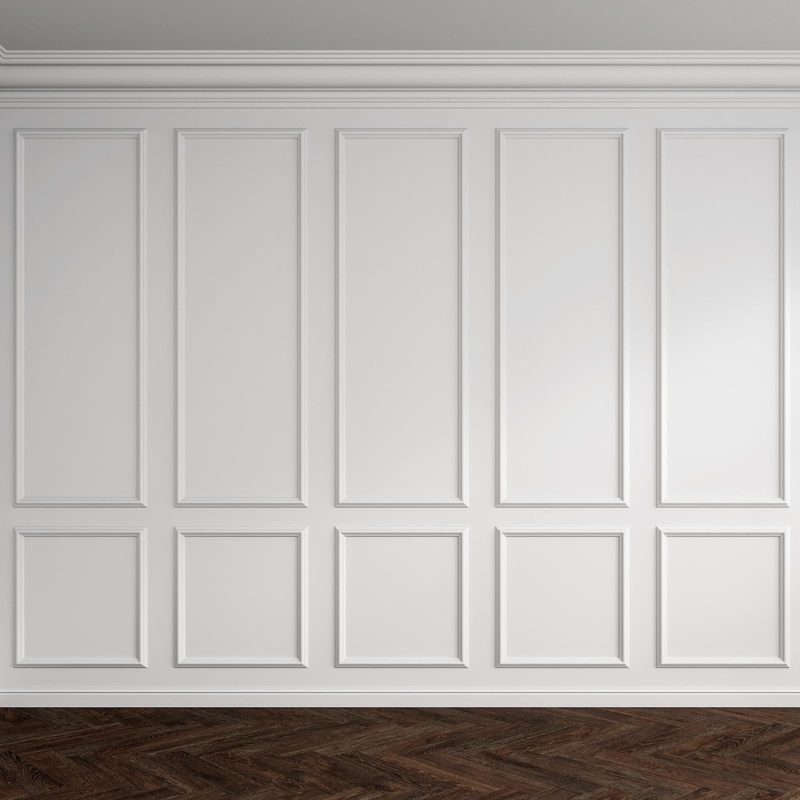 Peel and Stick Wall Molding Kit, 3D Premade Accent Molding Wainscoting Panel …