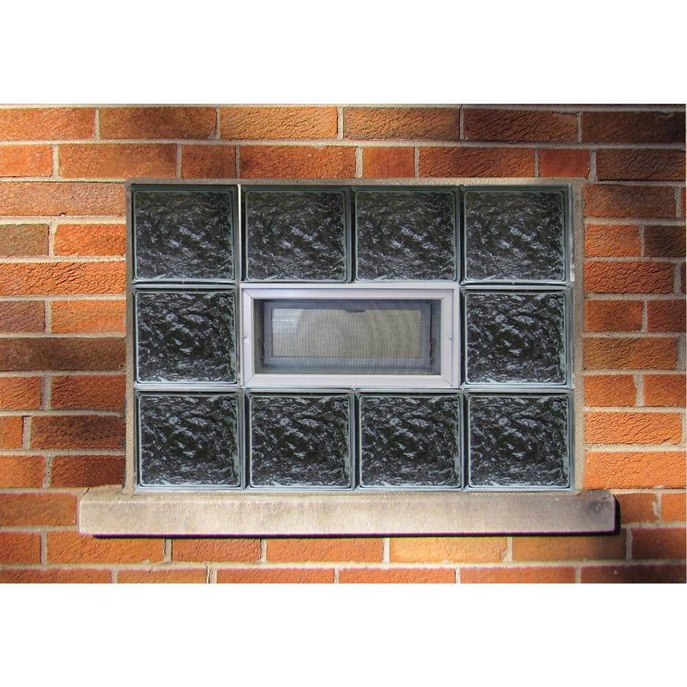 8″x8″x3″ Ice Pattern Glass Block (10-Pack) – 3″ Thick Series, Actual 7.75″x7.75″