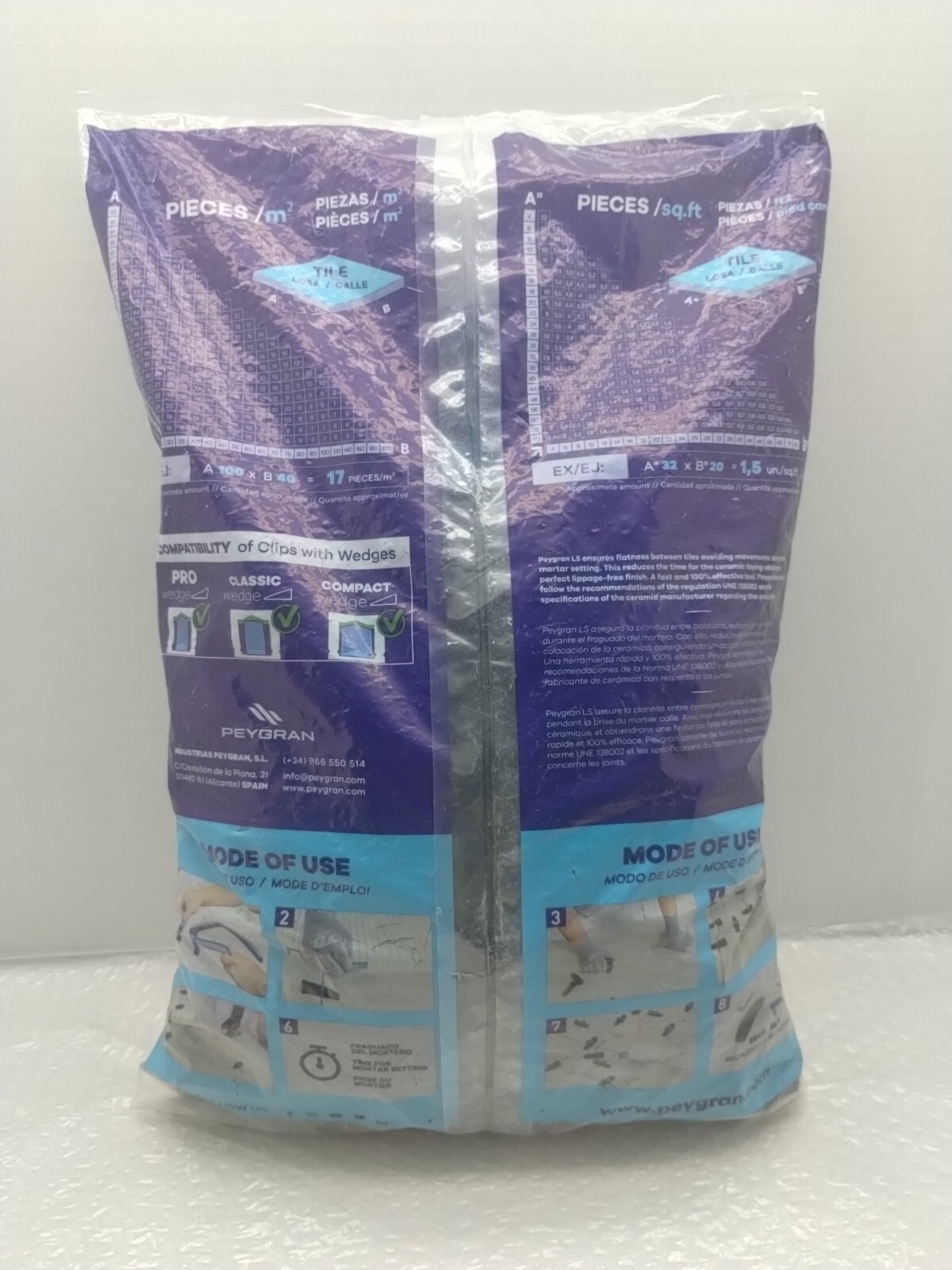 PEYGRAN LS COMPACT TILE LEVELING WEDGE – 500 PACK