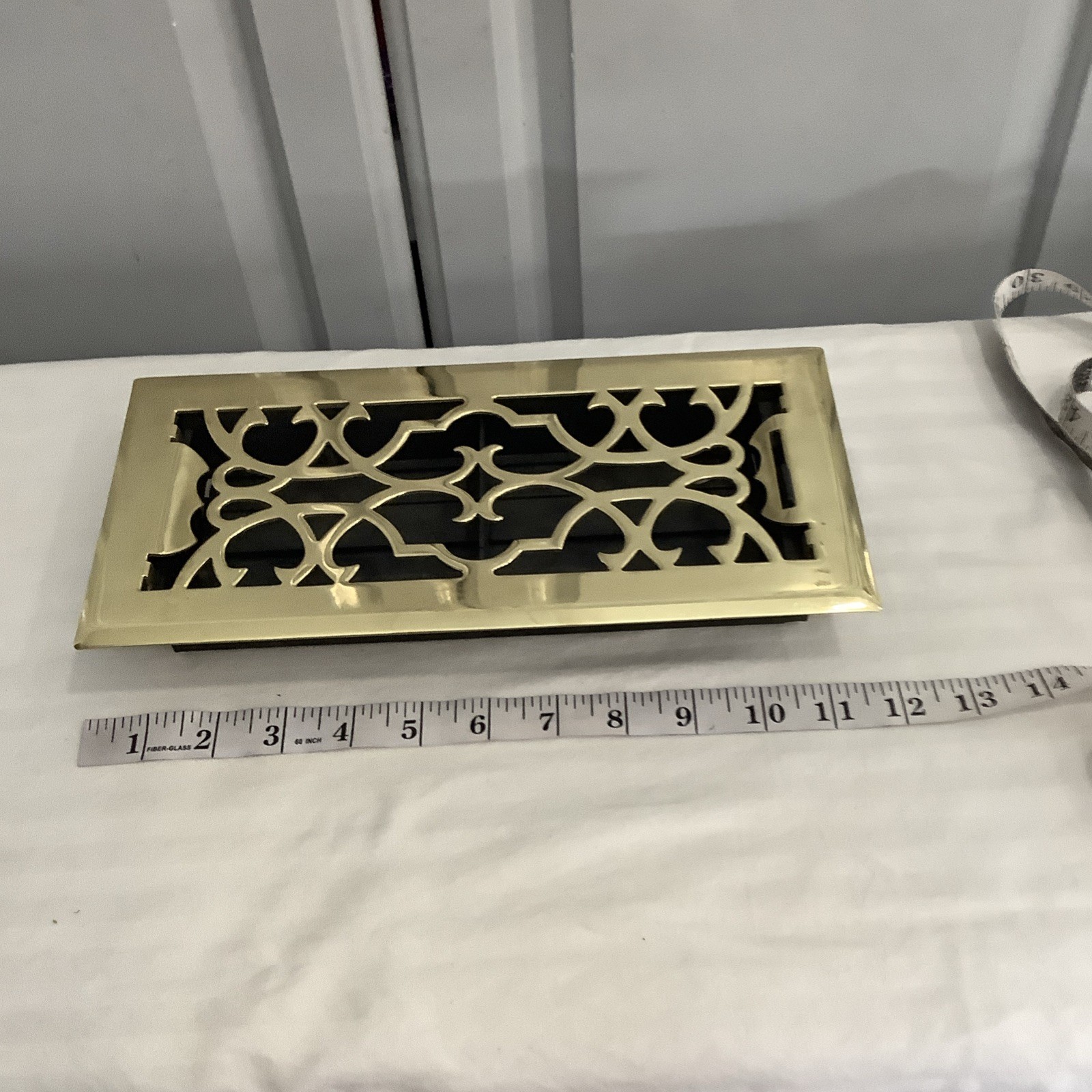 Brass Elegans Decorative Floor Registrar 5.5” x 11.5” Polished Brass Floor