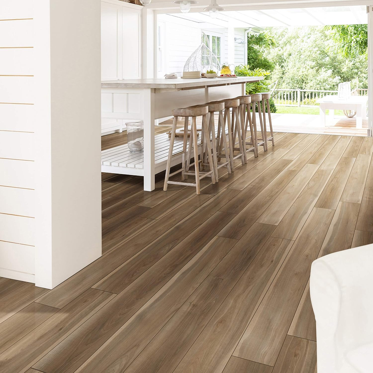 Rutledge 7″ x 48″ Waterproof Click Lock Rigid Core Luxury Vinyl Flooring
