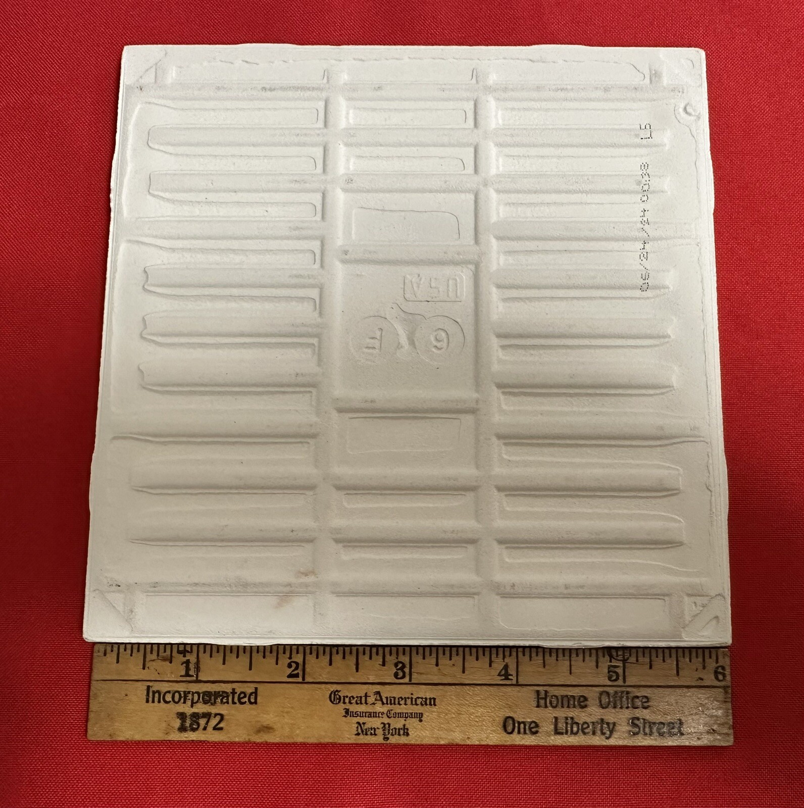 1 pc. *Matte Designer White* #61 by American Olean 6″ X 6″ Ceramic Tile: NEW