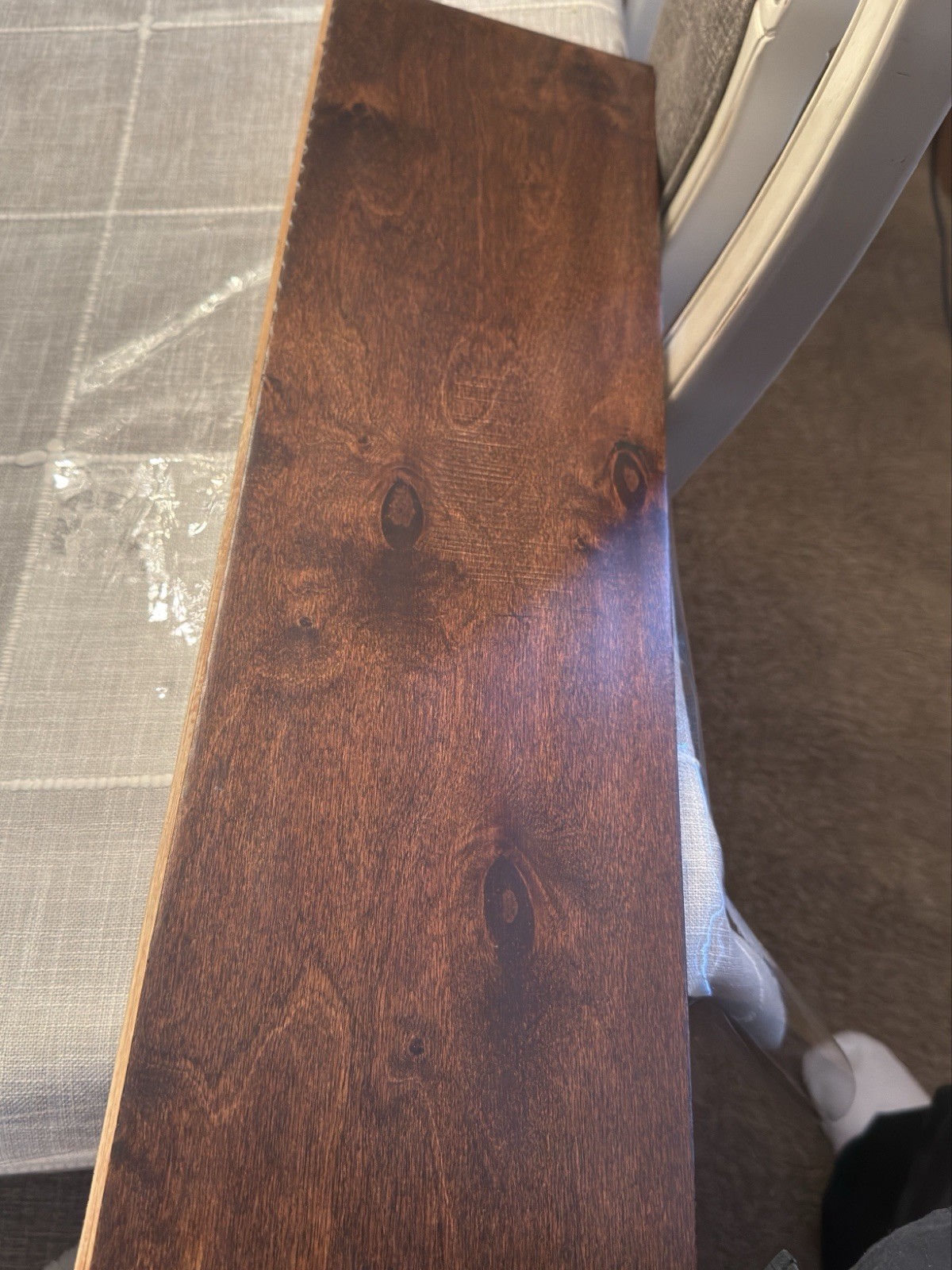Mohawk Hardwood Flooring- birch wood – 92 square foot – coffee brown color