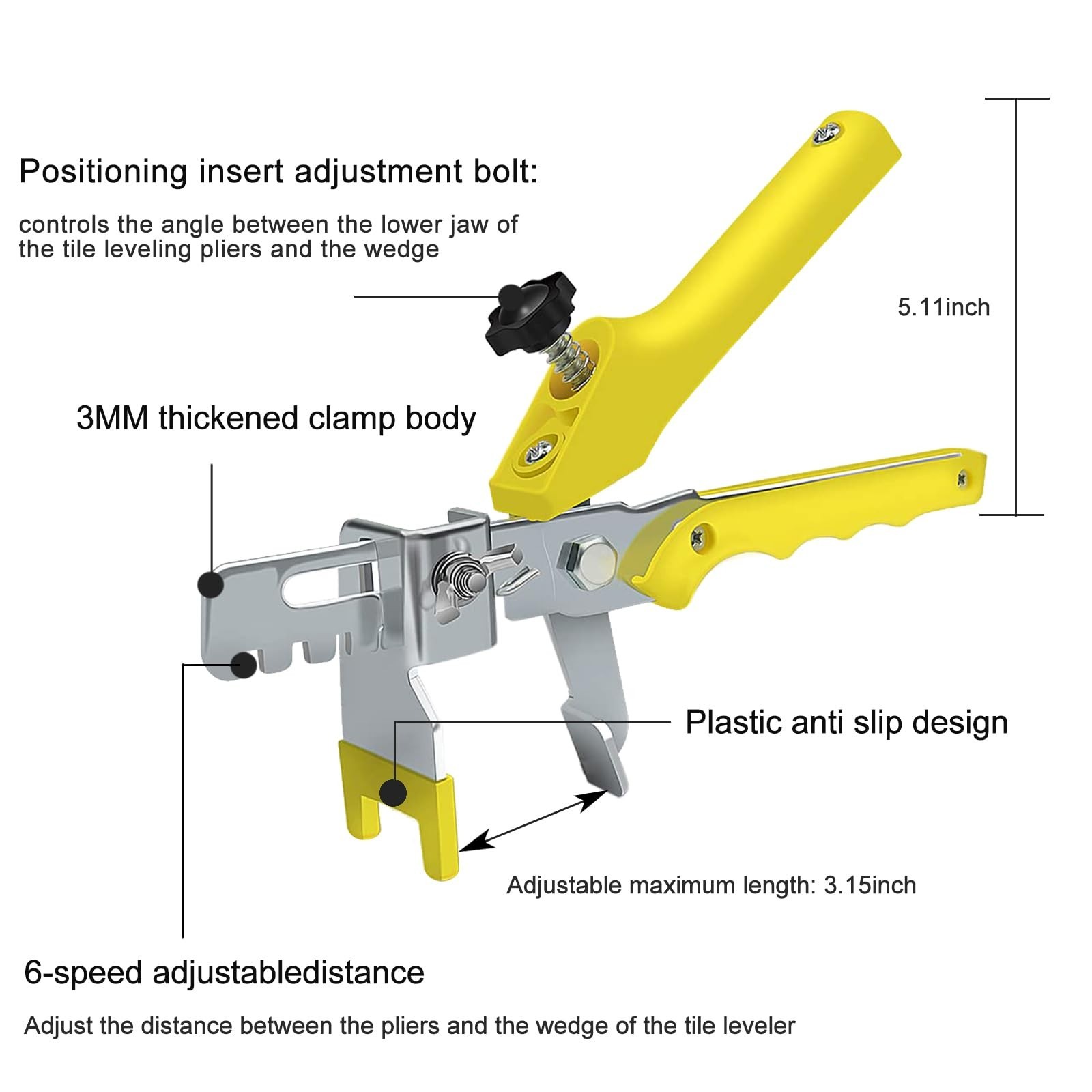 Tile Leveling Compounds System Plier Hand Floor Pliers Tiling Installation Lo…