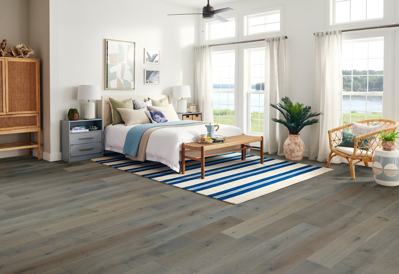Bruce Hardwood Brushed Impressions BRBH75EK54W Gold Dream State 1/2″ x 7-1/2″