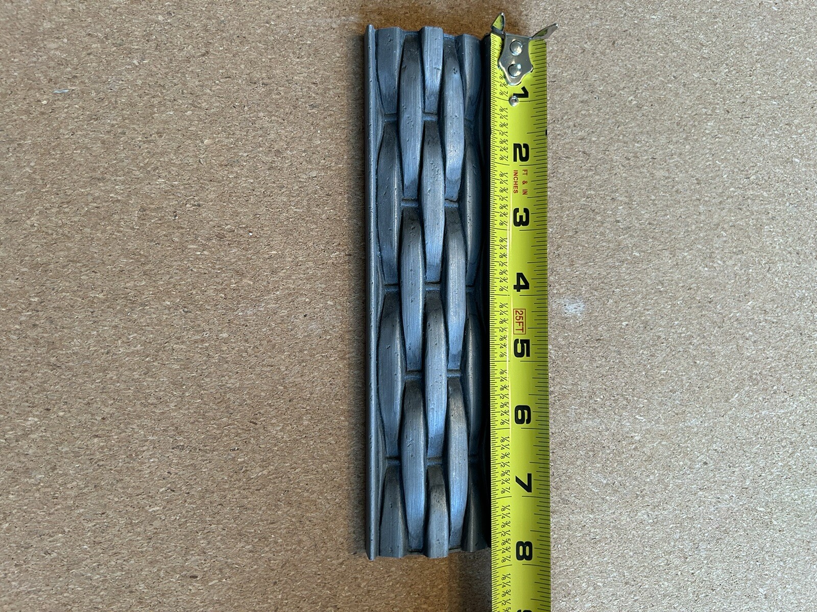Metal Coat Pewter Looking Listello Tile Border