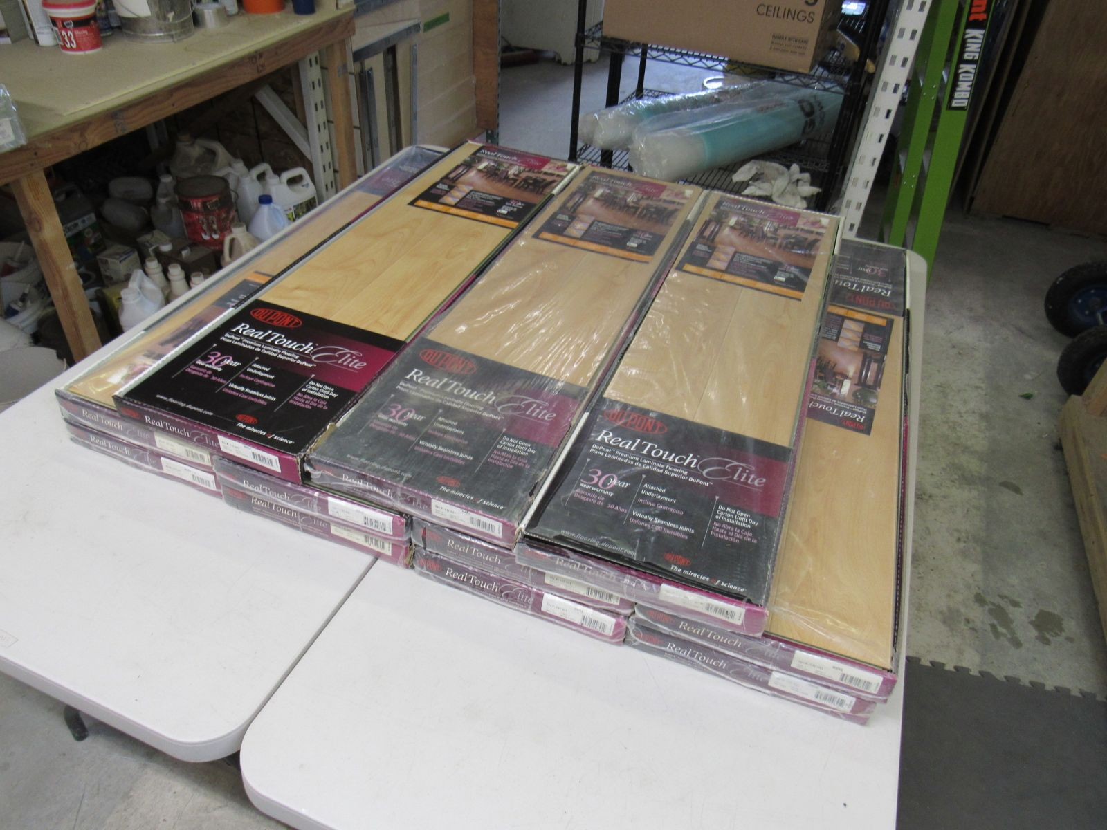 DuPont Real Touch Elite Premium Laminate Flooring Lot of 11 Boxes Maple