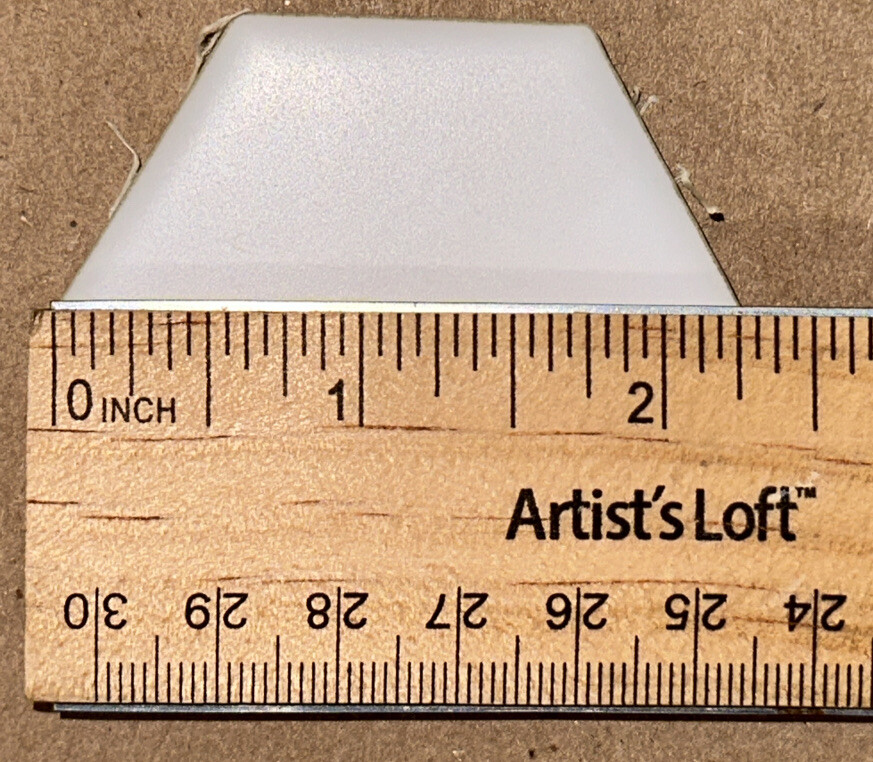 2″ x 2.25″ Small Hexagon Shape White Wall Tiles x12 Set Lot Crafts Small Project