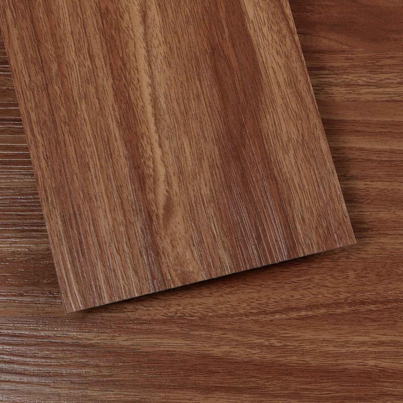 Brown Peel and Stick Floor Tile Vinyl Plank Flooring Wood Grain Look 36-Pack …