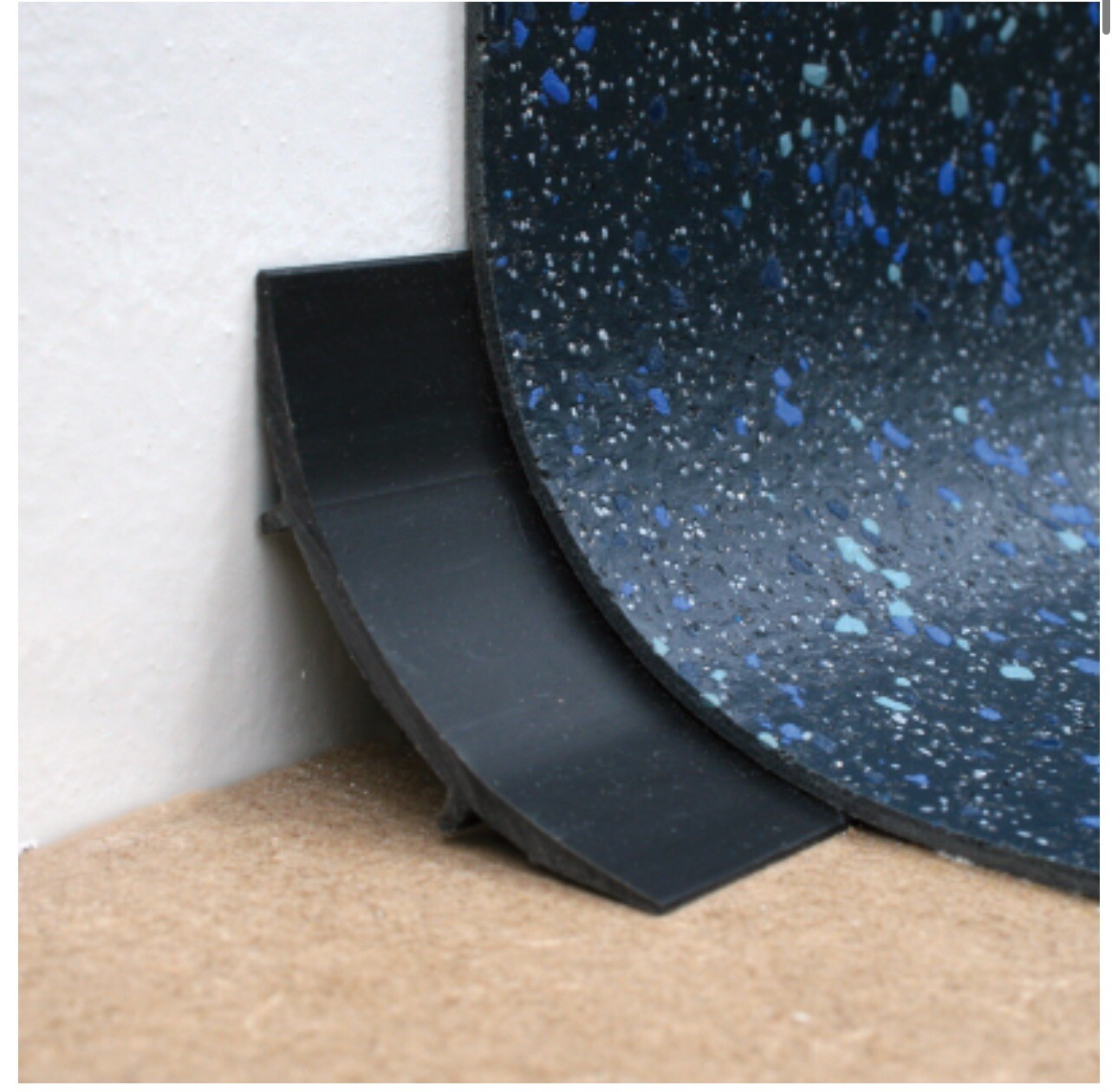 15m – Flexible PVC 38mm Cove Former – Vinyl Floor – Wall Coving – Premium Grade