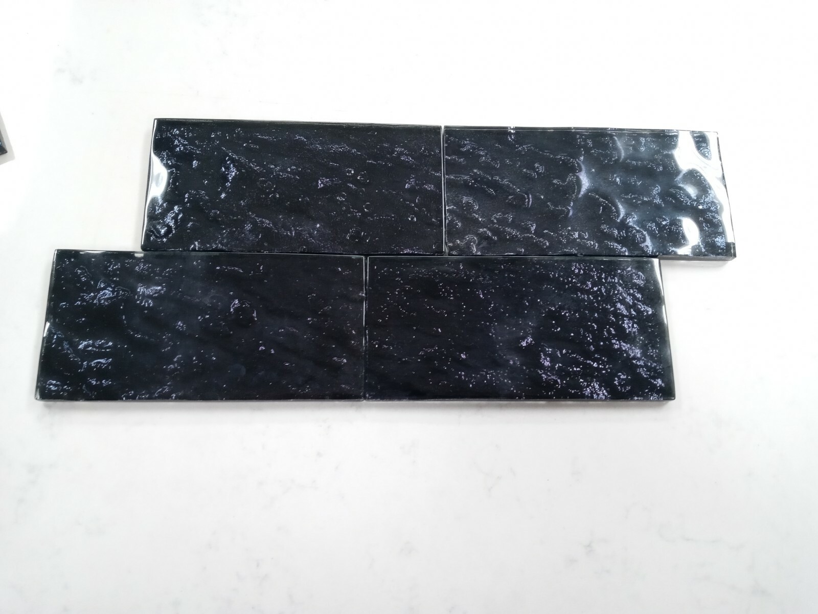 Emser Vista Segusa Dark Blue Glass 3×6 Subway Tile