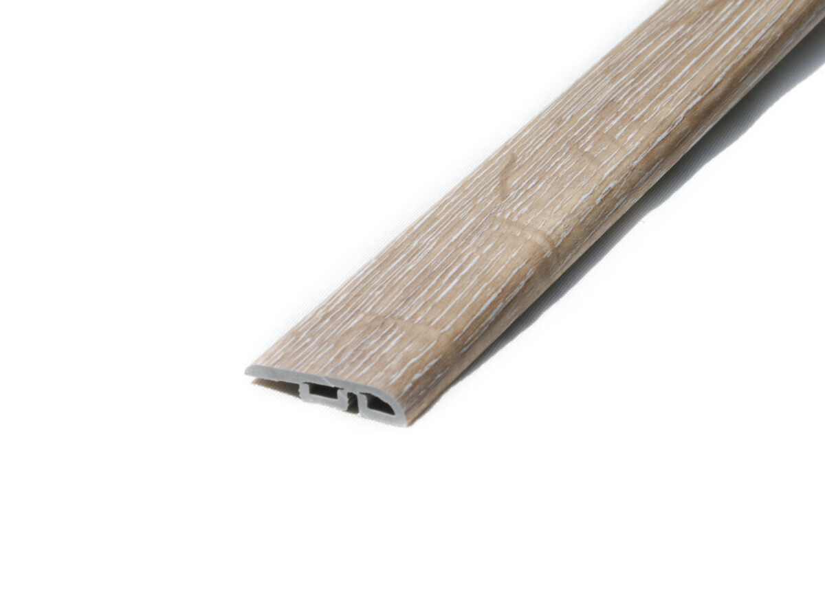 Truro Luxury Vinyl SPC Plank With 1mm IXPE Rubber Pad Sample