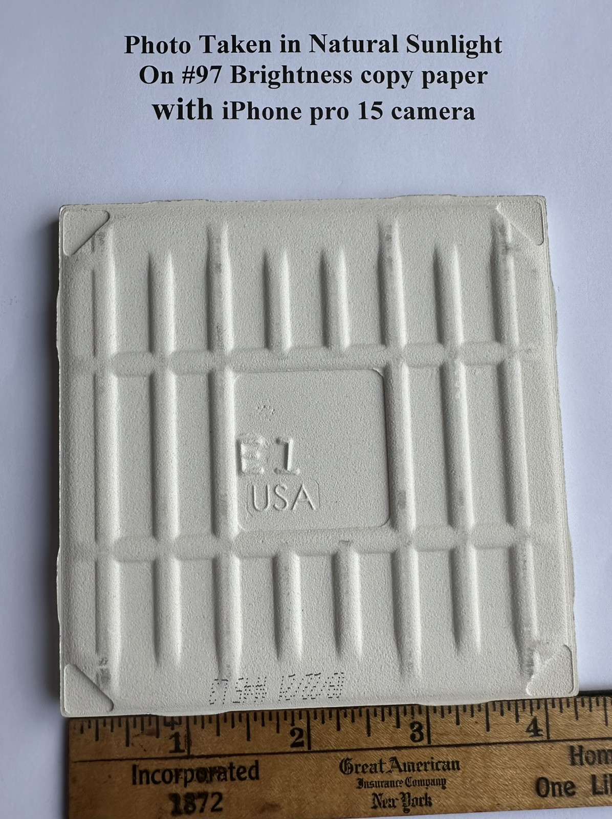 1 pc. Steel #0714: 4-1/4″ Matte Gray Ceramic Tile by Daltile, New