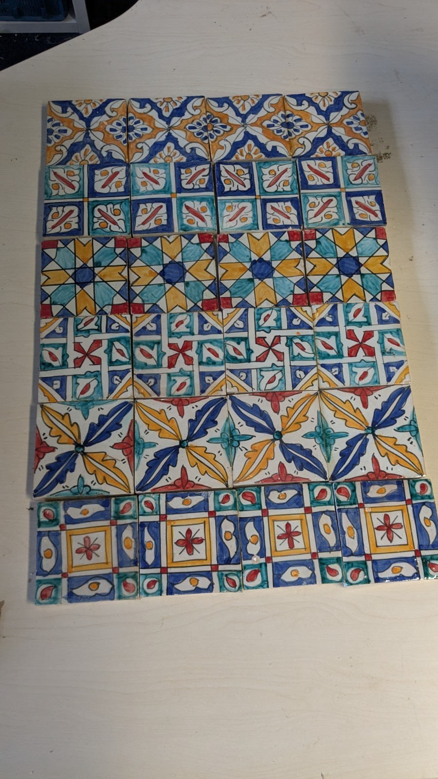 25x Moroccan Zellige Mosaic Tiles Rrp225 40x60cm2 End of Line
