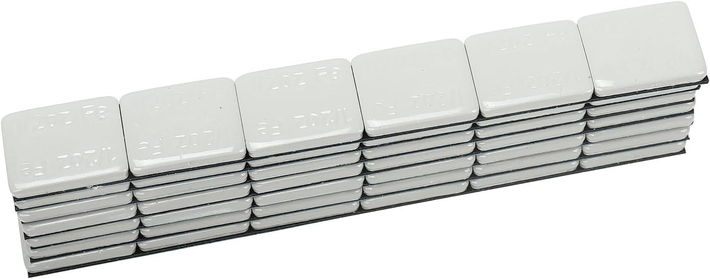 9 Lb. Box Wheel Weights- 0.5oz, 1/2 Oz. Stick On Adhesive 1/2 oz – 288pcs Grey