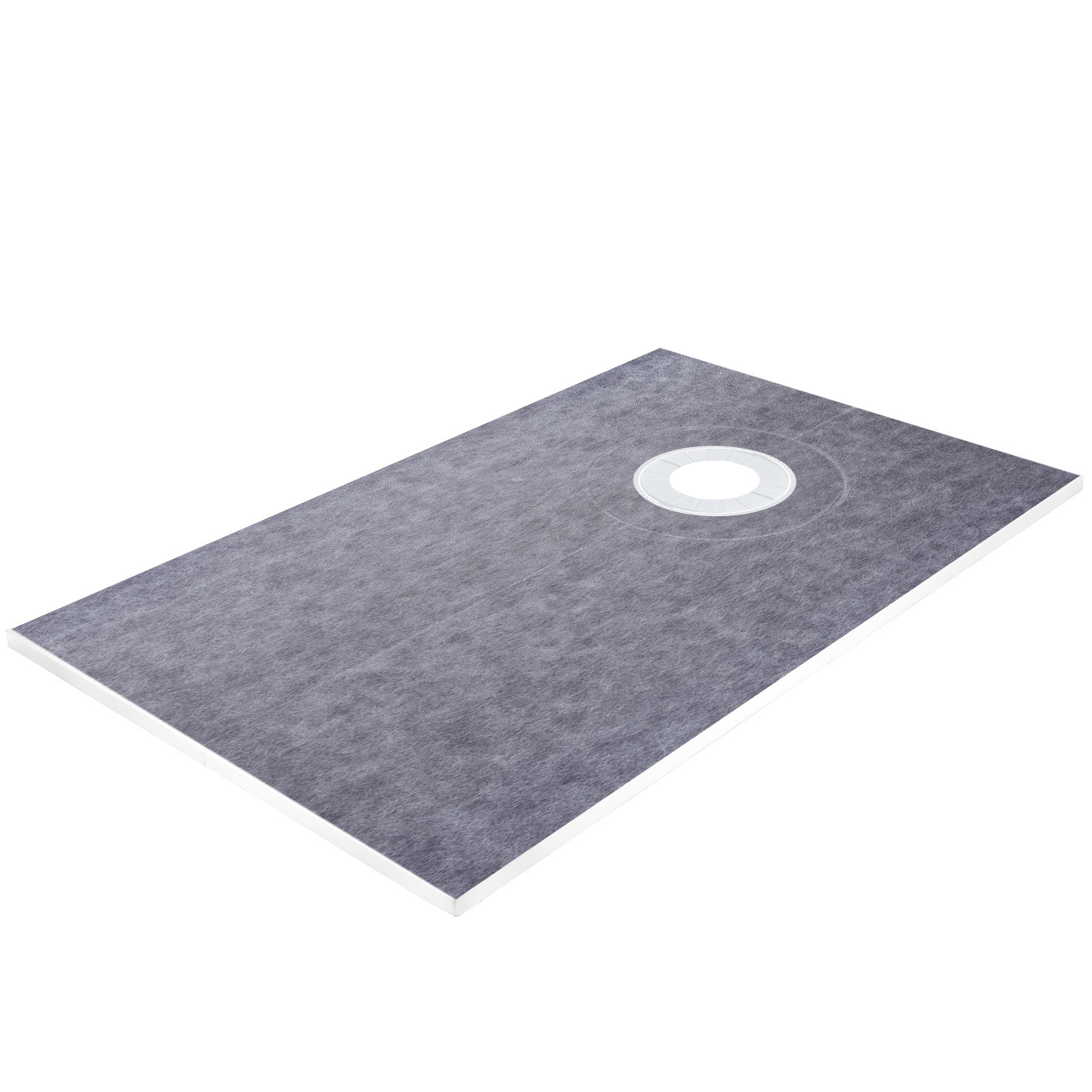 VEVOR Waterproofing Shower Kit Shower Kit Tray 38”x60” with Offset Drain PVC