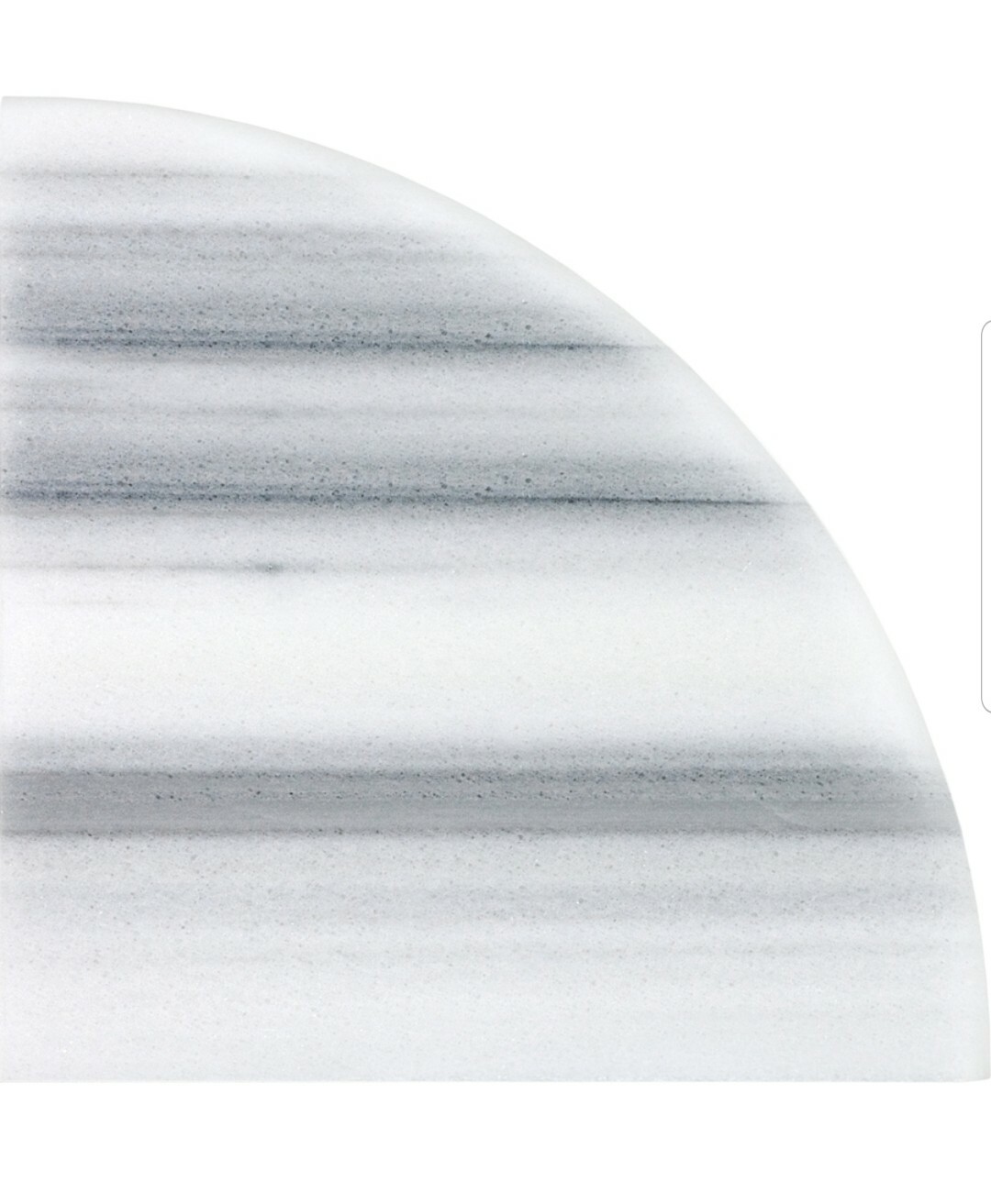anatolia annex grigio natural stone marble corner shelf tile 9″ x 9″