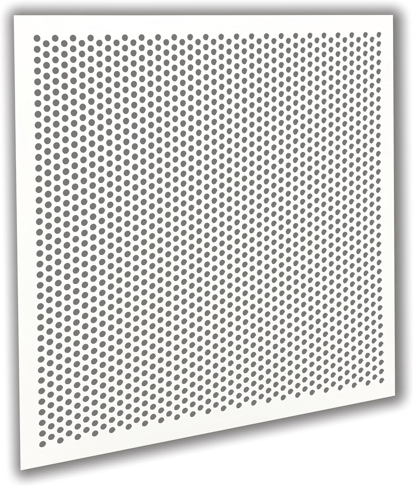 2’x2′ White Plastic Perforated Tile with 3/8″ Holes (2-Pack) 2
