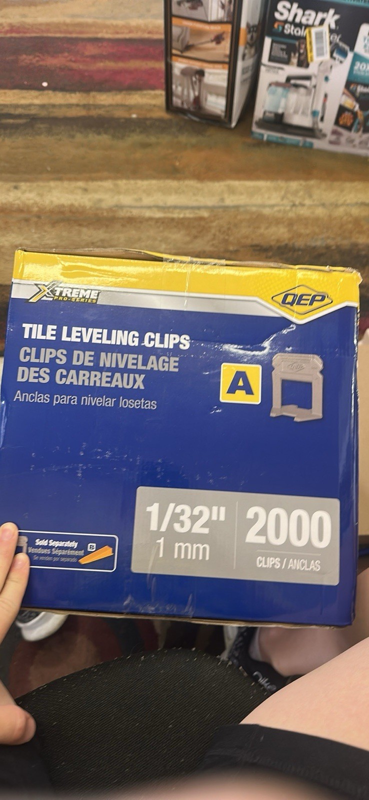 QEP Xtreme Tile Leveling Clips 1/32 in Part A Of 2 Part System 2000 Count