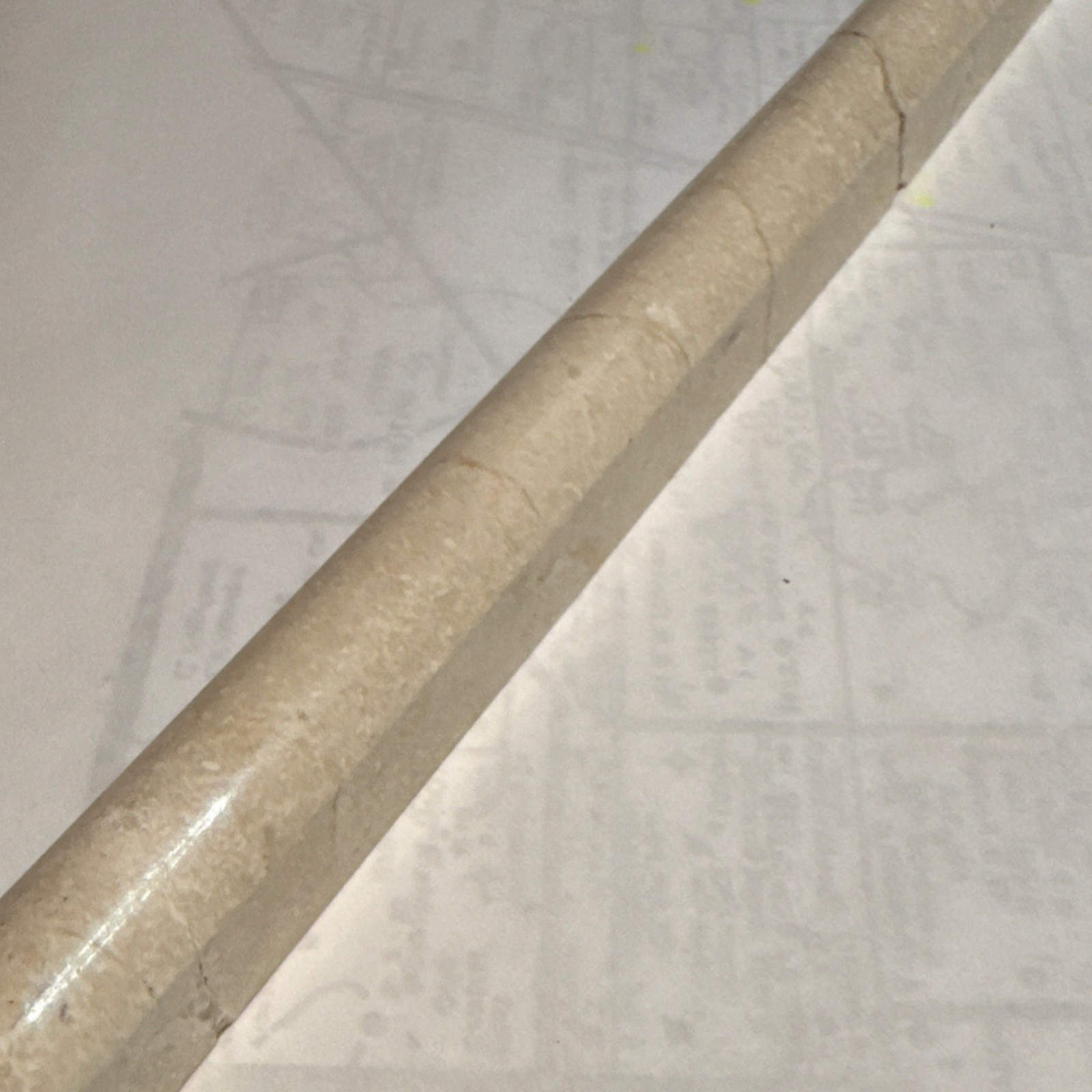 Travertine Pencil Trim Tile – Molding Rod with Groove – Natural Stone – Liner