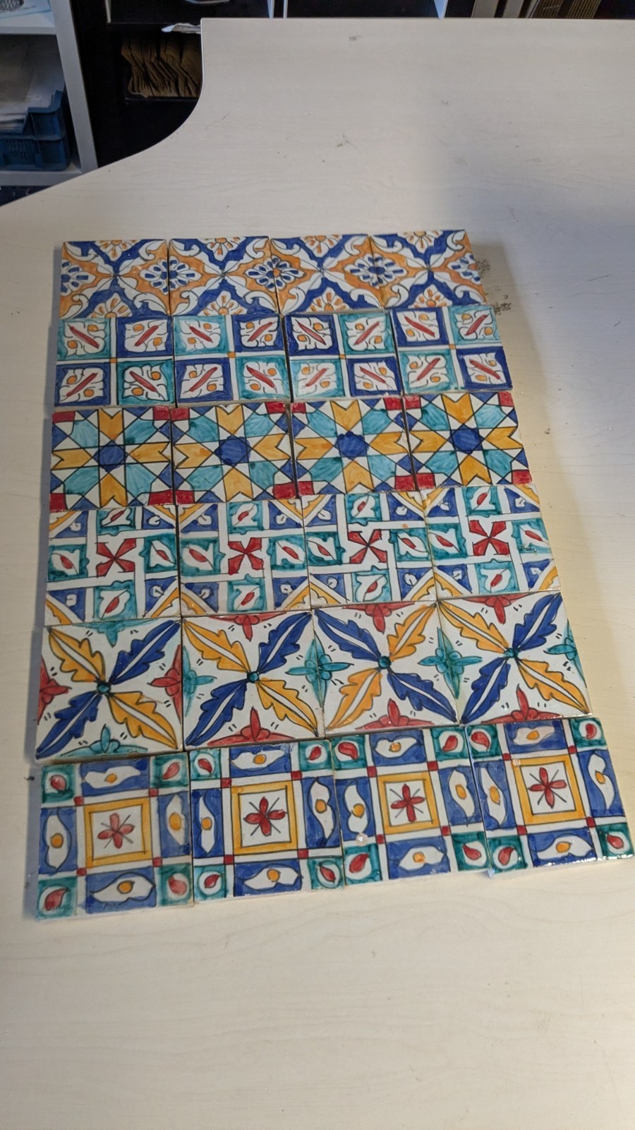 25x Moroccan Zellige Mosaic Tiles Rrp225 40x60cm2 End of Line