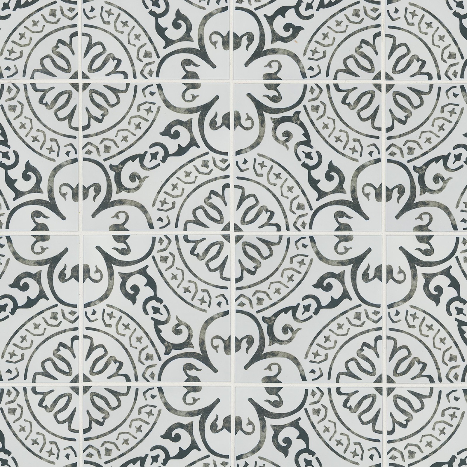 Ackland AKNPTAMA8X8M-CA Amara – 8″ x 8″ Porcelain Encaustic Floor – Sareen