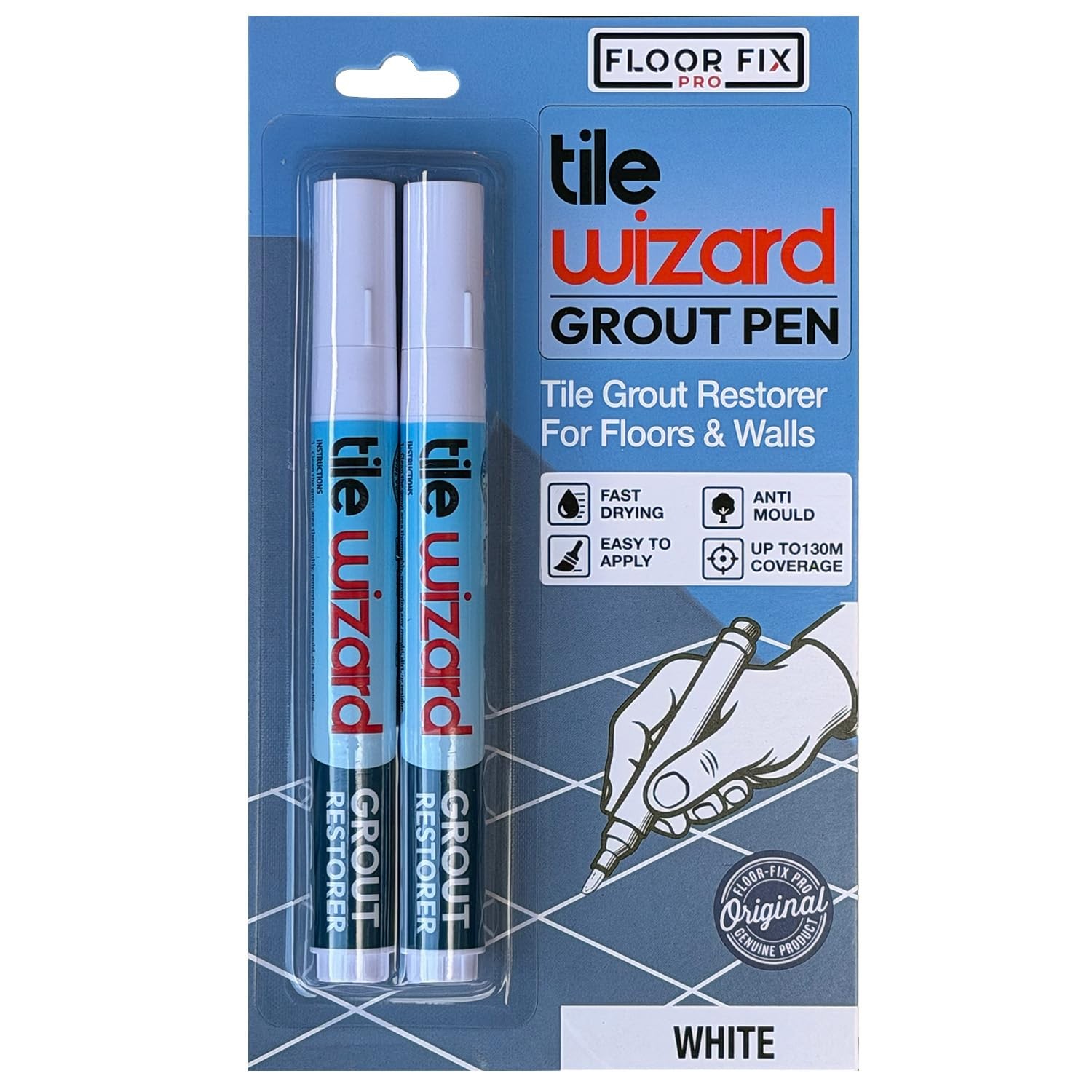 White Grout Pen Tile Grout Paint Marker from | Waterproof Grout Colorant & Se…