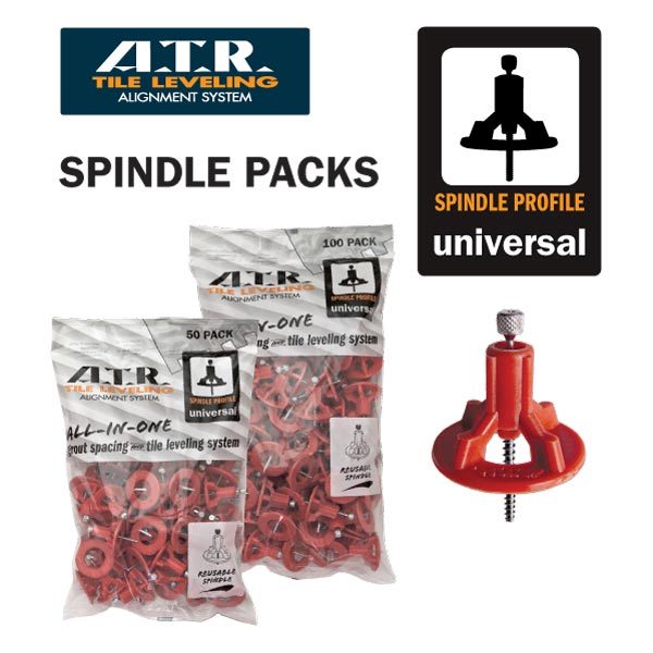 ATR Tile Leveling Alignment System for 380 sq ft DIY KIT, OFFSET Spacers