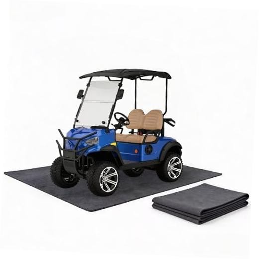 Golf Cart Garage Floor Mat 110in x 59in | Waterproof, Oil Absorbent, Anti-Slip