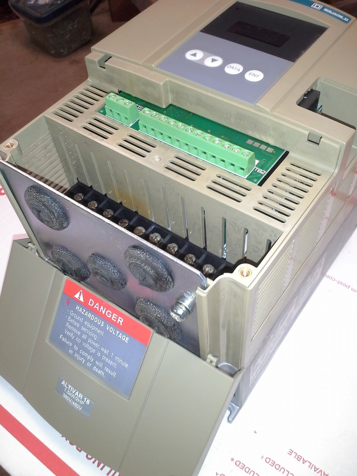 TELEMECANIQUE ATV18U29N4, ALTIVAR 18, HARDLY USED SQUARE D ELECTRONICS
