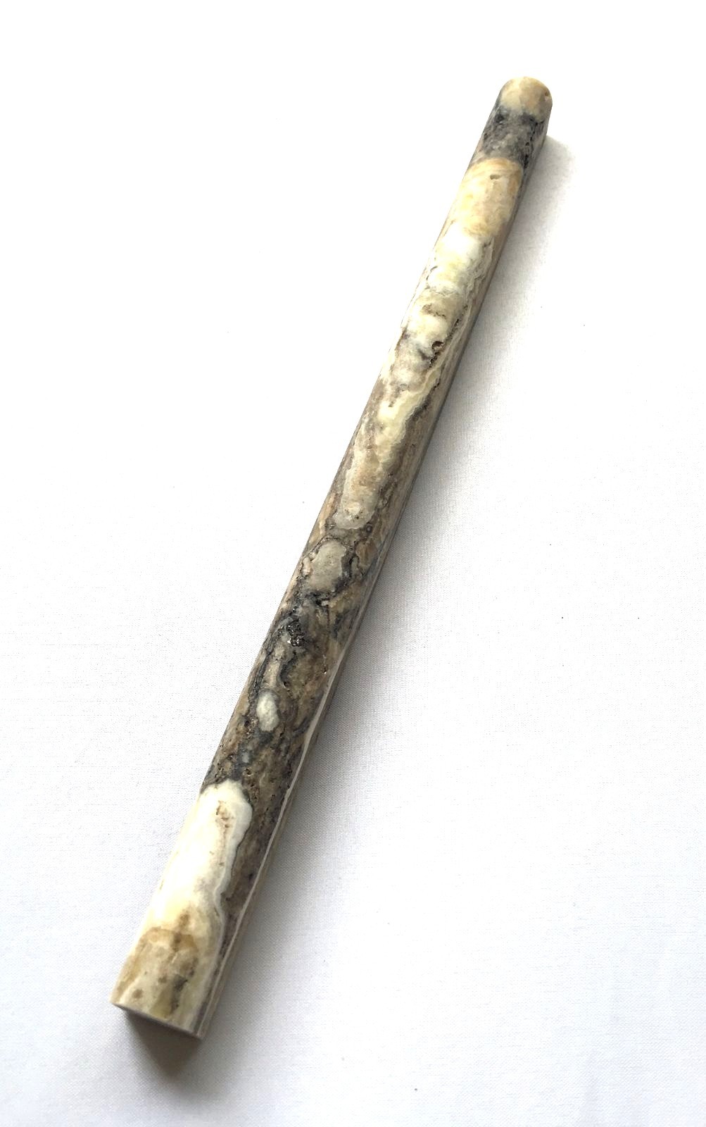 3/4″X12″ Antique Onyx Travertine ChairRail Pencil Molding Liner Wall (BOX OF 10)