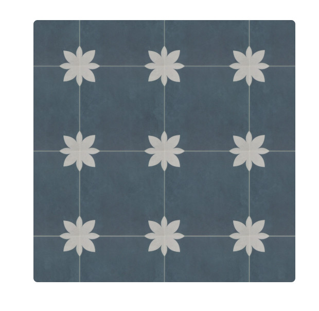 SUNWINGS 9″ x 9″ Blue Vinyl Wall and Floor Tiles, for Kitchen Bathroom 16 Piece