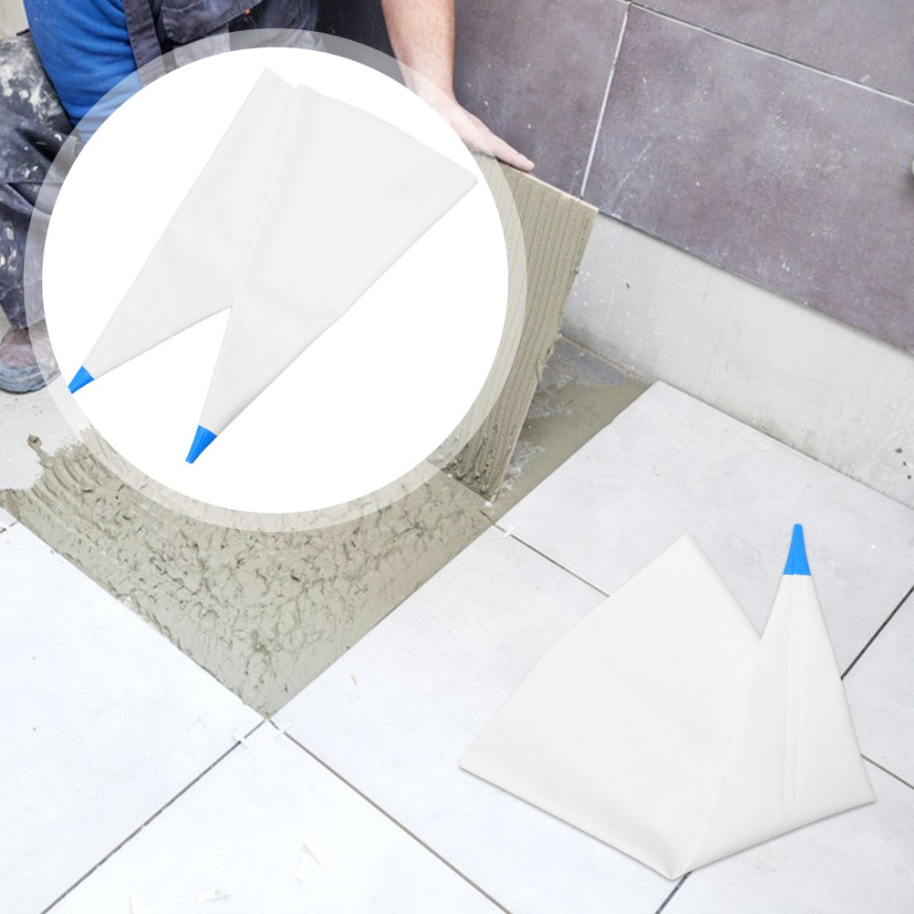2Pcs Durable Grout Bag Set PVC Material for Tile and Brick Masonry Projects