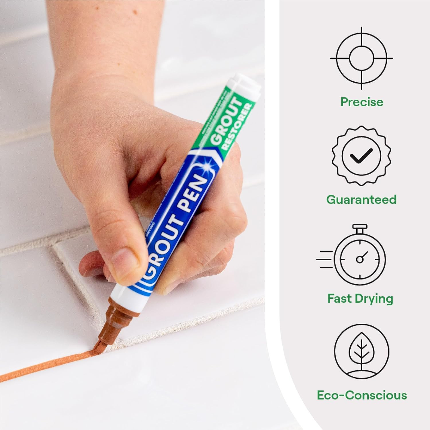 Grout Pen Terracotta Tile Grout Paint Marker – Narrow 5mm Tip (7mL) | Waterpr…