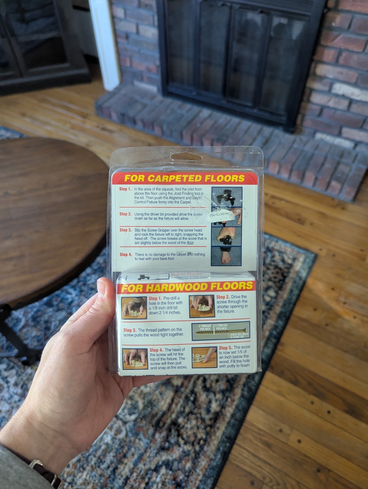 SQUEEEEEK NO MORE: Floor Squeak Kit (Brand New)