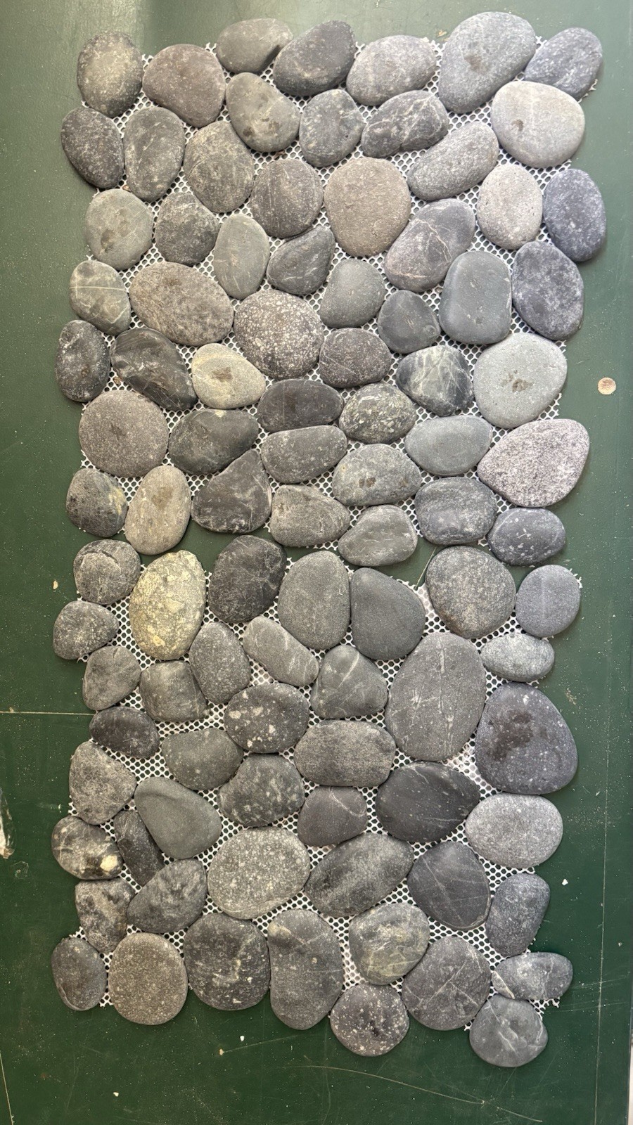 Sliced Pebble Mosaic Wall & Floor Tile 11.5 “Wx 11.25”L-Color: Pebble Gray Blend