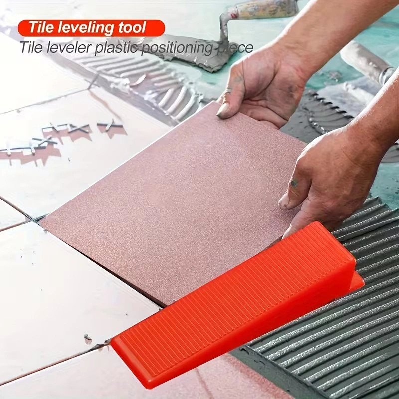 Tile Leveling System with Tile Plier, Tile Spacers Clips and Reusable Wedges