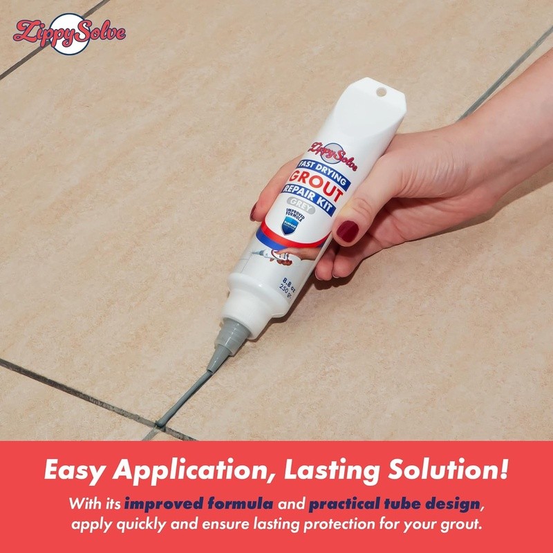 Grout Repair Kit Easy to Use Fast Drying Waterproof Spatula Tile Surfaces