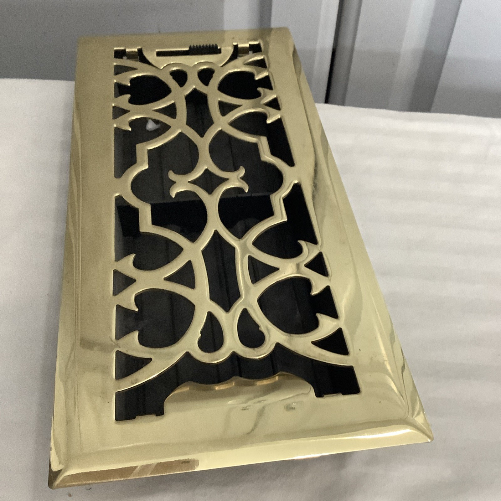 Brass Elegans Decorative Floor Registrar 5.5” x 11.5” Polished Brass Floor