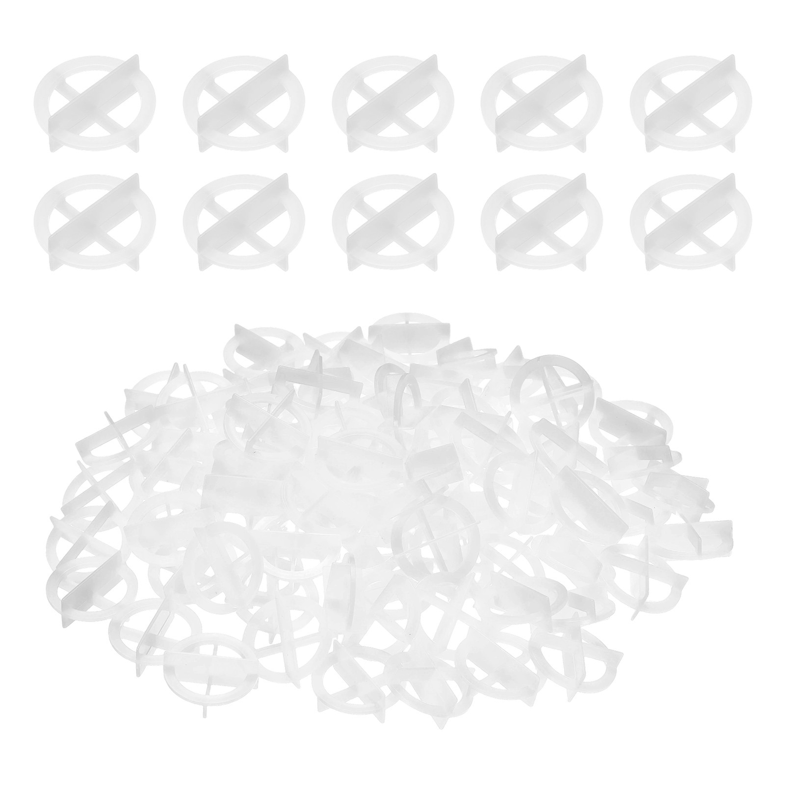 1/32inch(1mm)Cross Removable Tile Spacers, 500Pcs Plastic Cross Leveling Clips