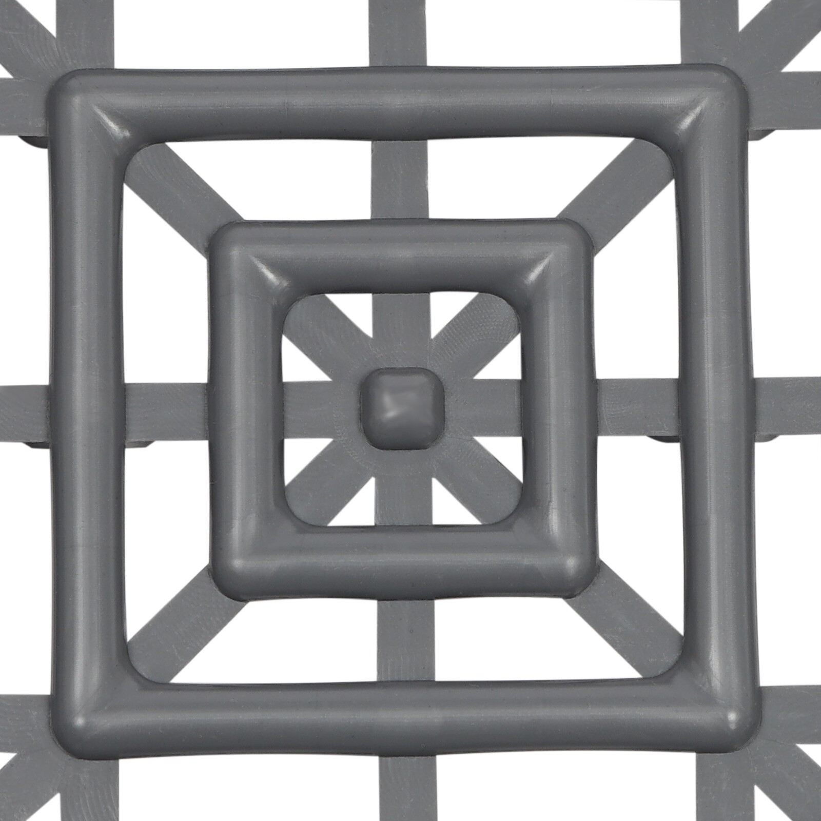 25PCS Tiles Interlocking Graphite Drainage Tiles 12x12x0.5 Inches Deck Tiles