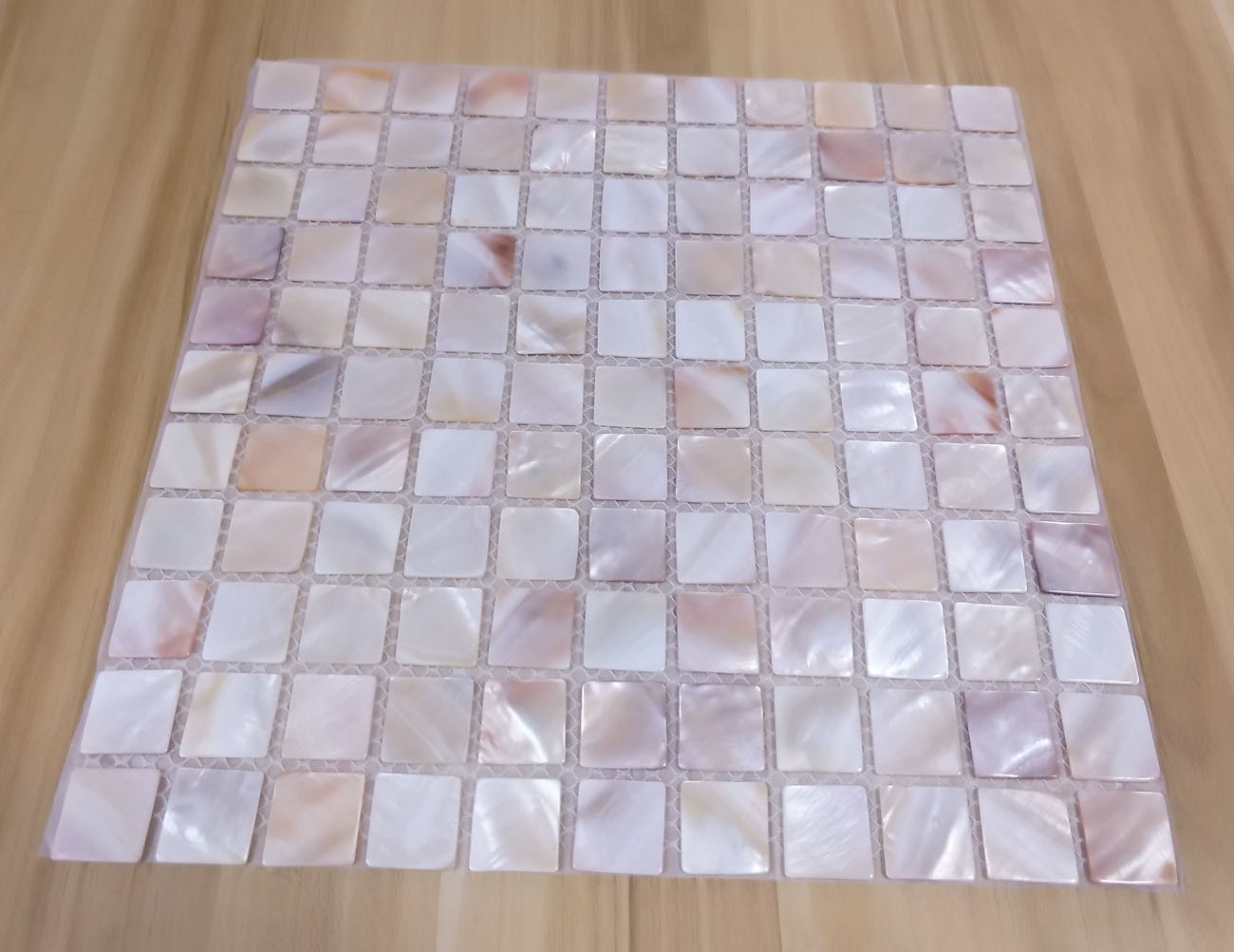 11PCS 25mm Square Shell Mosaic Tile Mother of Pearl Hotel Bathroom Wall Tles