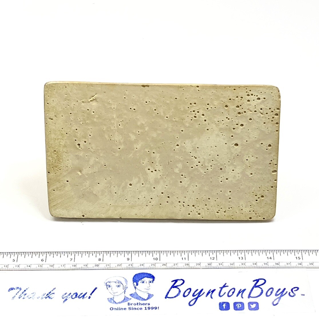 Travertine Stone Textured Toilet Paper Holder Bone Tan Brown