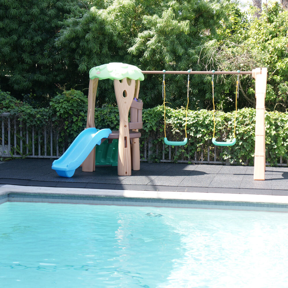 Rubber-Cal “Eco-Safety” Interlocking Playground Tiles – 3.0 x 19.5 x 19.5 inch