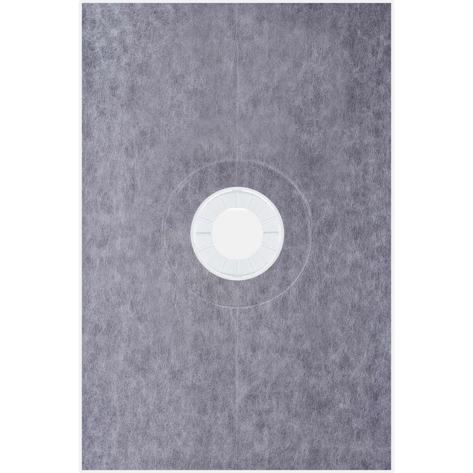 38″x60″ Waterproofing Shower Kit Shower Kit Tray with Central Drain PVC