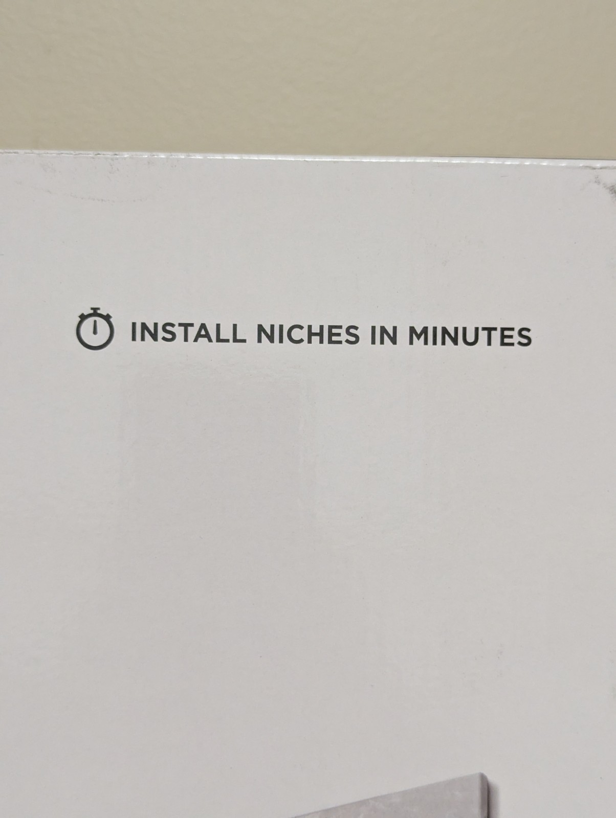 EZ-Niches EZLRN 14in X 22in Rectangular Tile Bathroom Niche Textured Grey